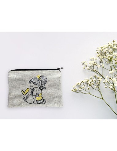 Pochette bambina con cagnolino